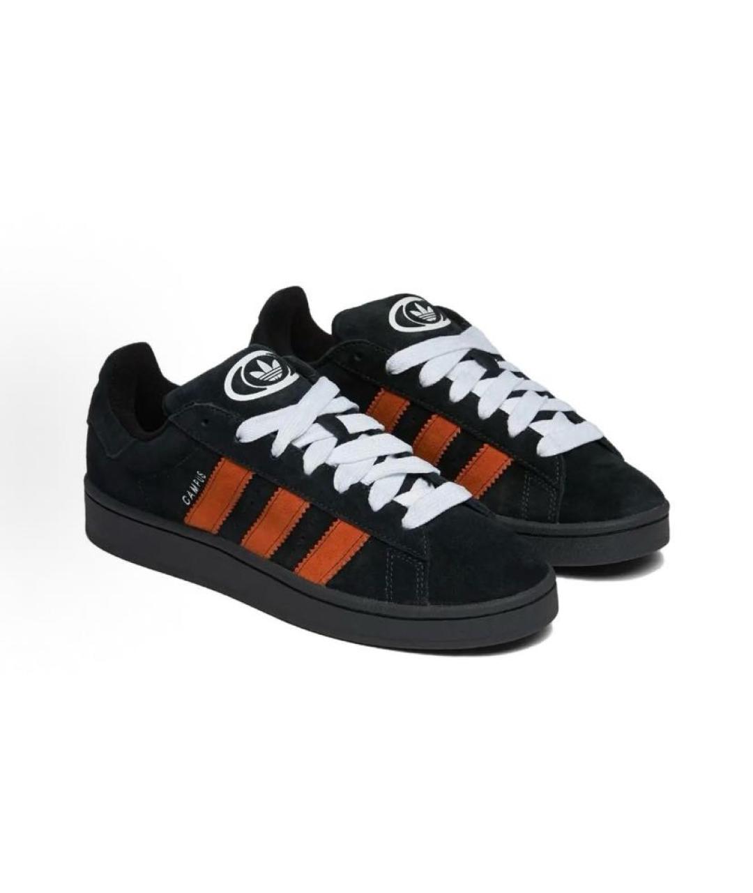 ADIDAS Черные замшевые кроссовки, фото 5