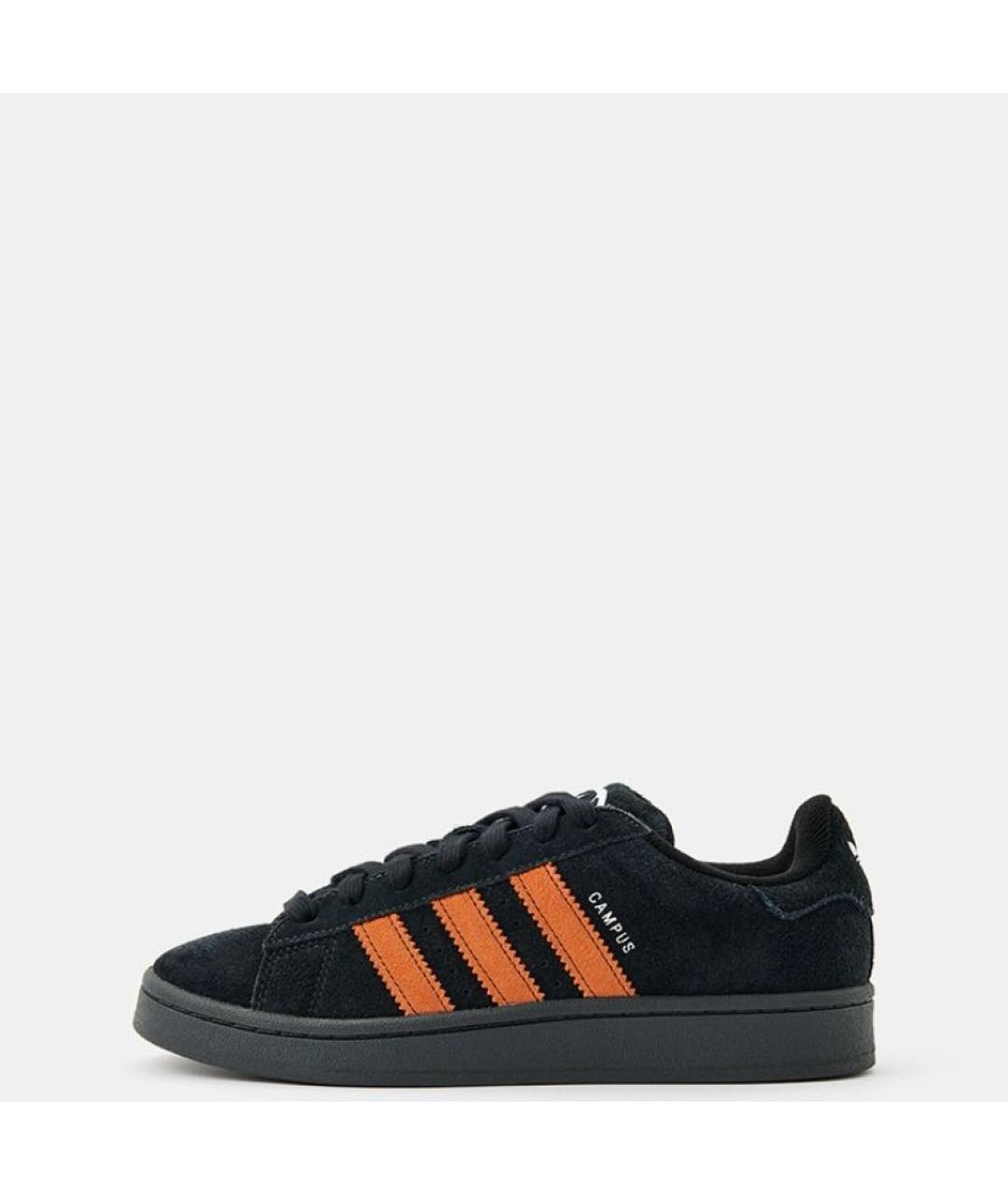 ADIDAS Черные замшевые кроссовки, фото 2