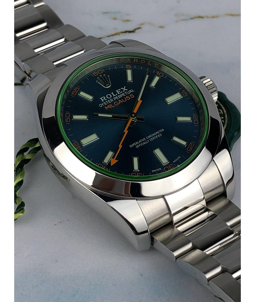 ROLEX Синие часы, фото 3
