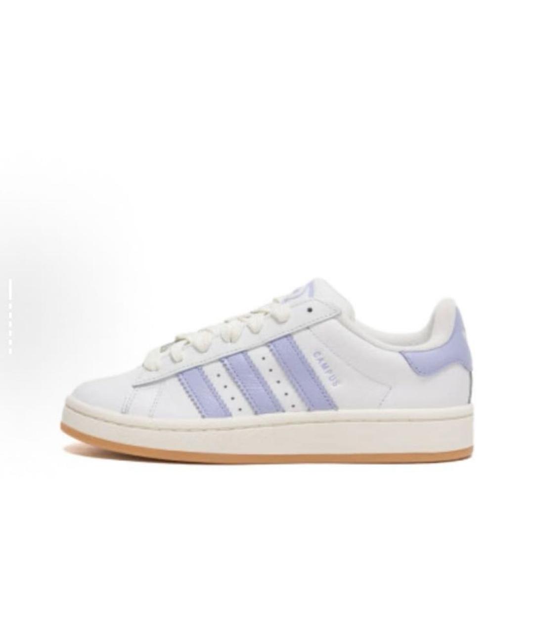 ADIDAS Белые кожаные кроссовки, фото 3