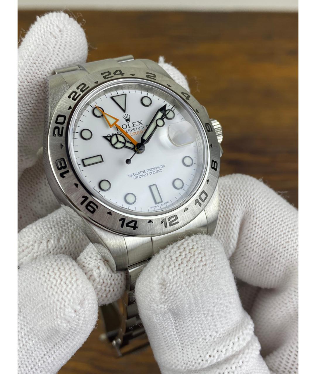 ROLEX Белые часы, фото 3