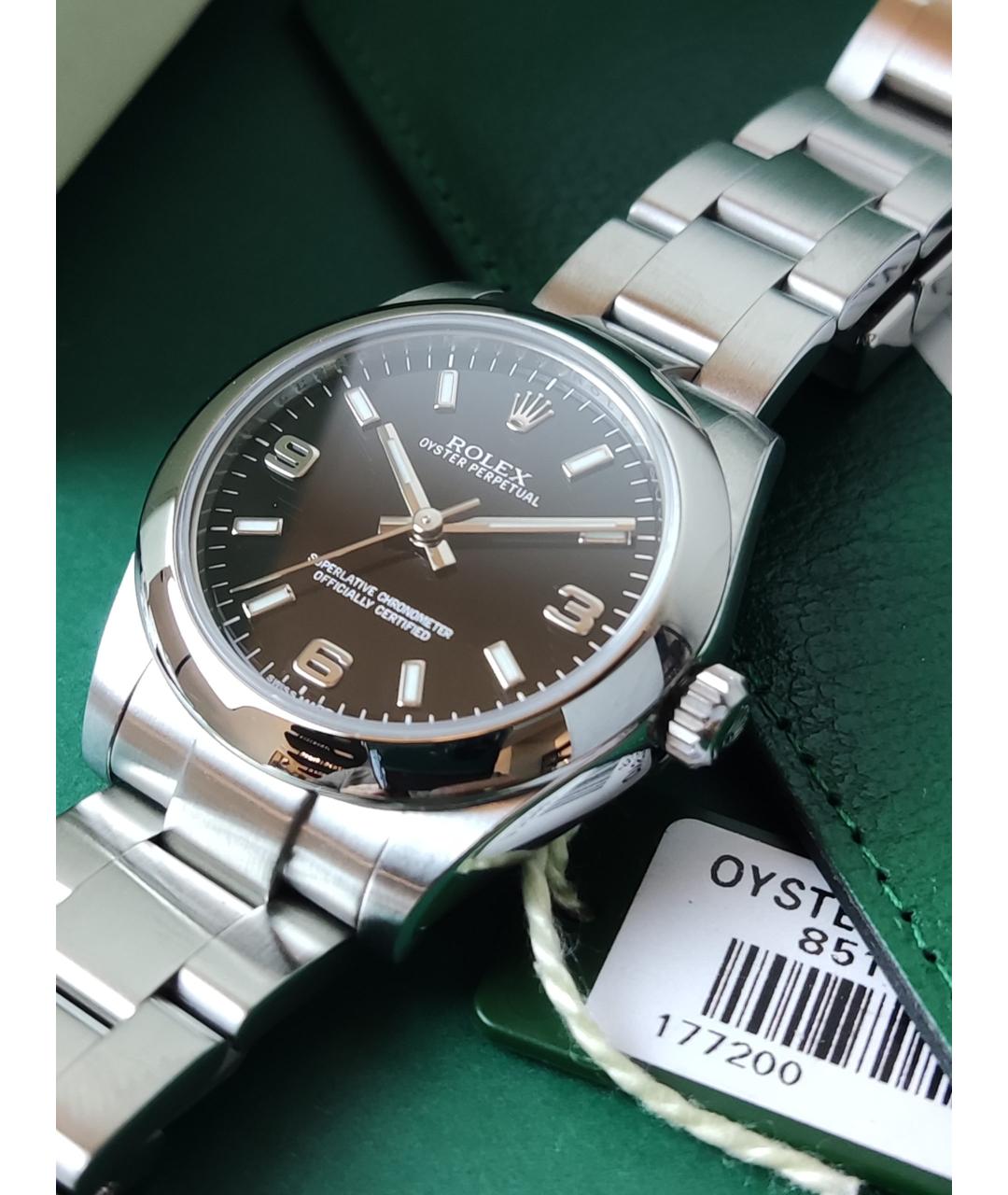 ROLEX Черные часы, фото 3