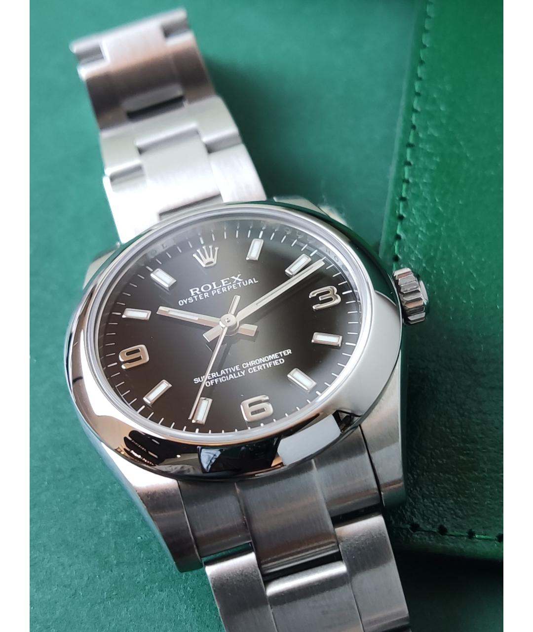 ROLEX Черные часы, фото 5
