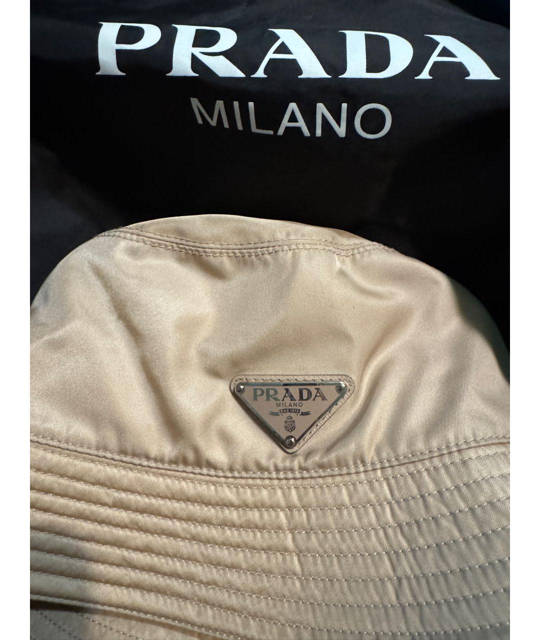 PRADA Бежевая панама, фото 3
