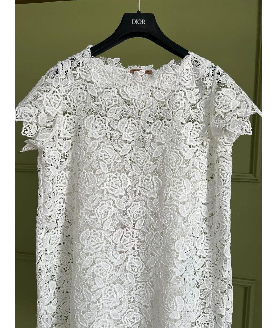 ERMANNO SCERVINO Белая хлопковая футболка, фото 3