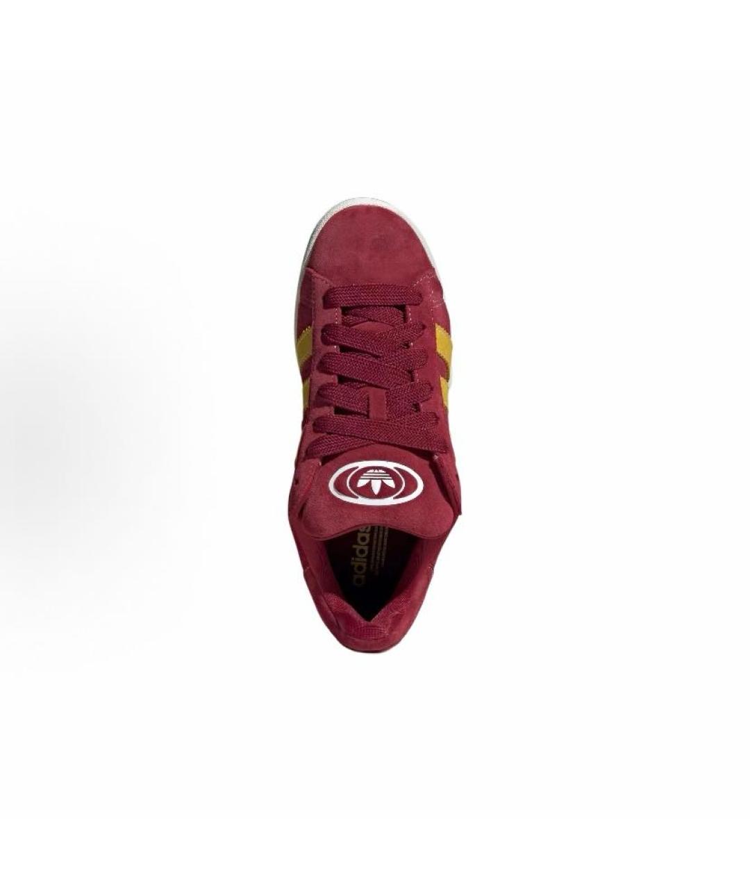 ADIDAS Красные замшевые кроссовки, фото 6