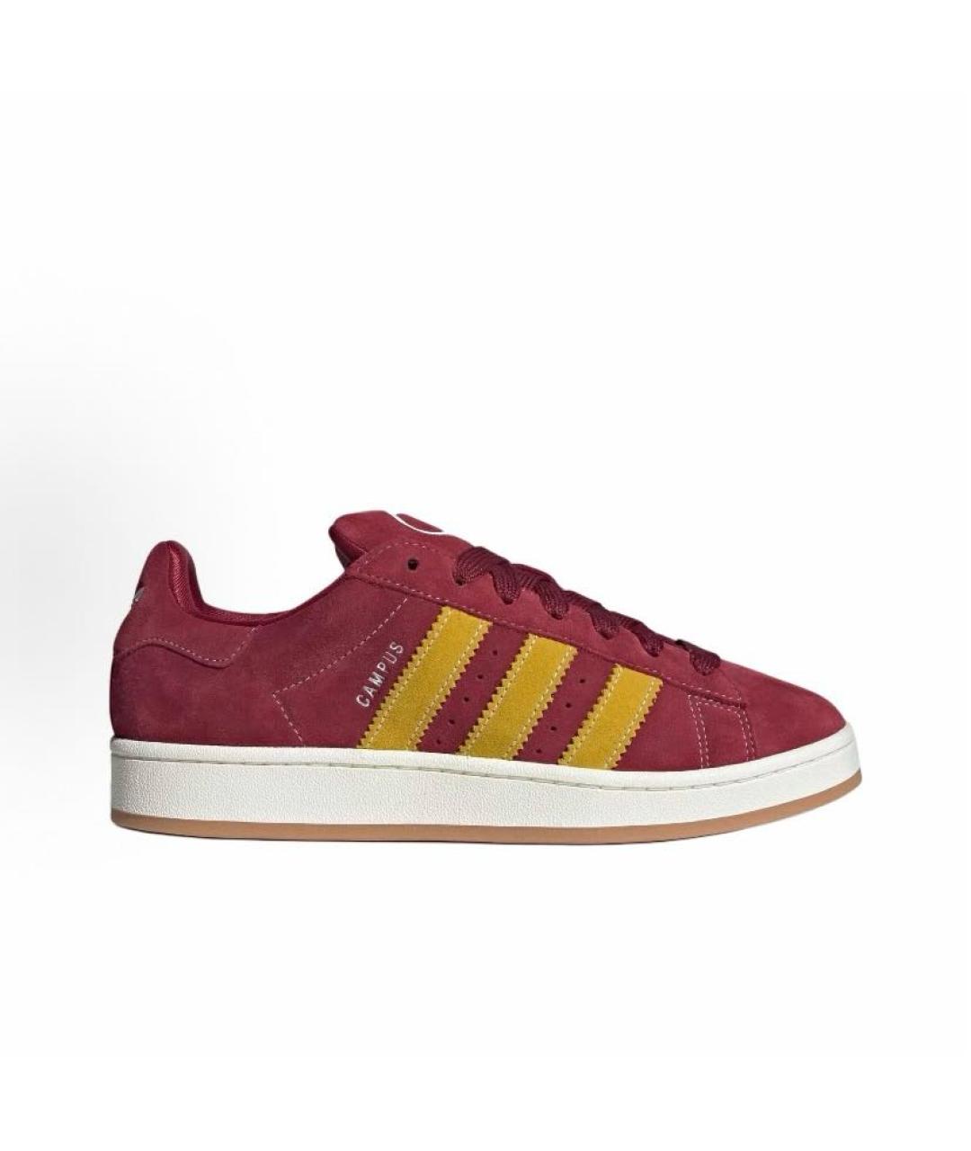 ADIDAS Красные замшевые кроссовки, фото 8
