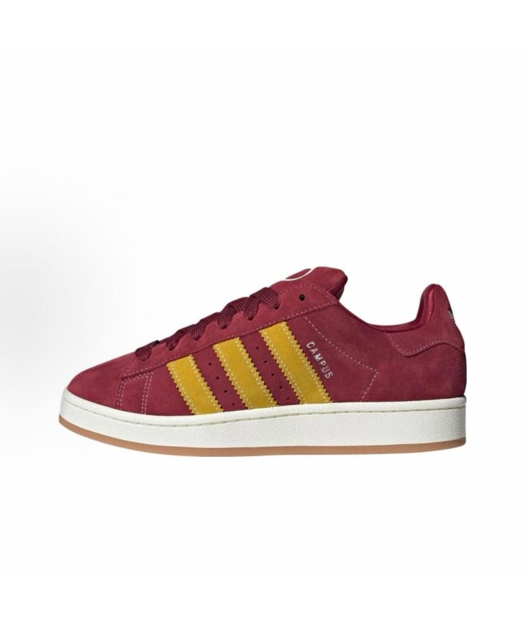 ADIDAS Красные замшевые кроссовки, фото 3