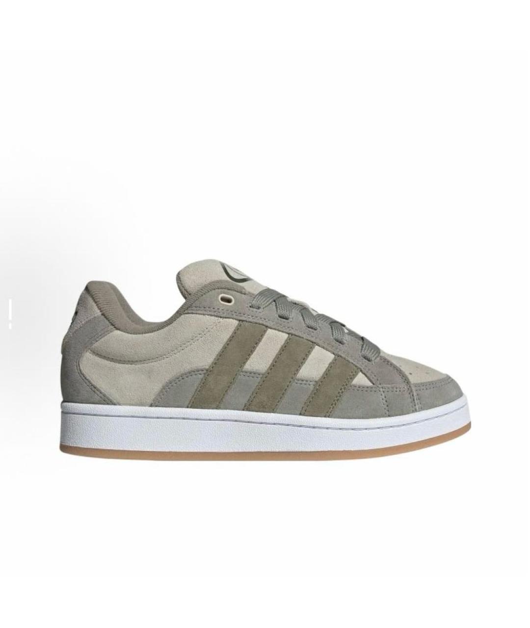 ADIDAS Бежевые замшевые кроссовки, фото 6