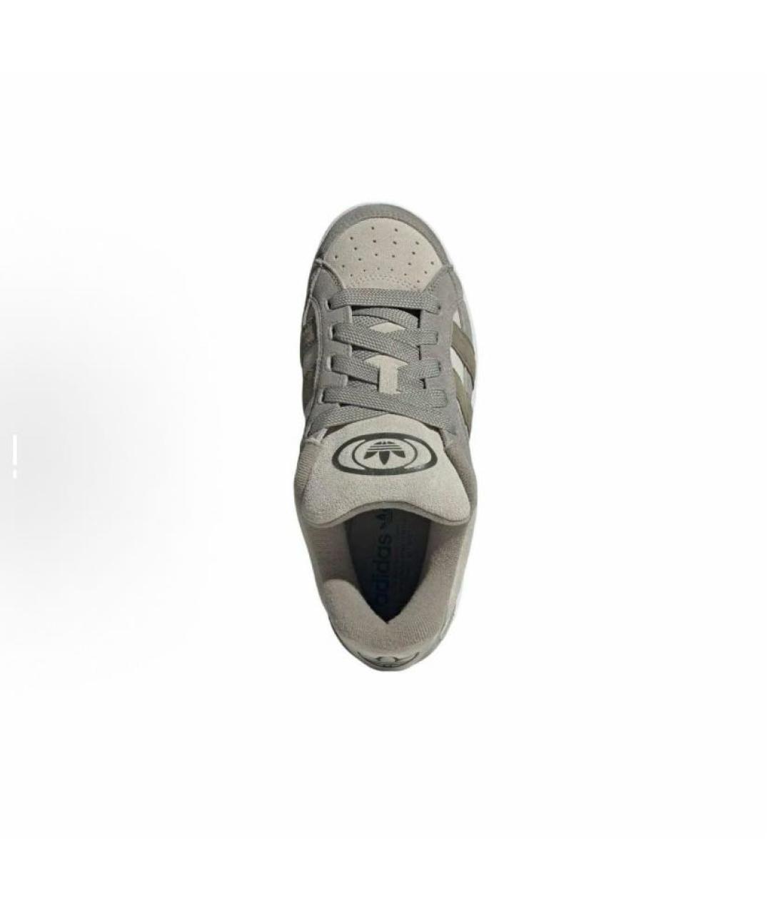 ADIDAS Бежевые замшевые кроссовки, фото 4