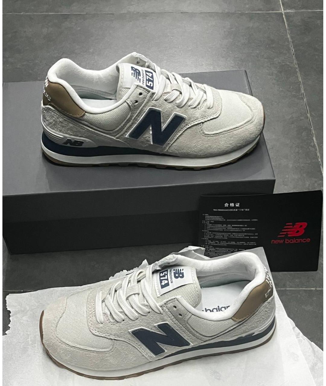 NEW BALANCE Белые низкие кроссовки / кеды, фото 5