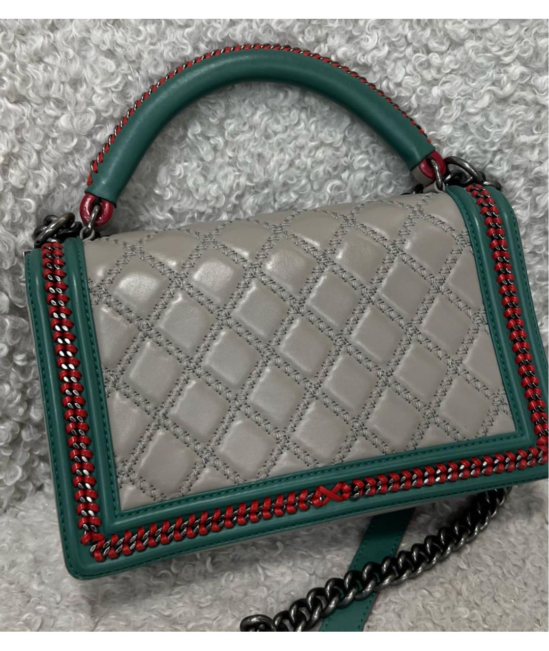 CHANEL Кожаная сумка через плечо, фото 3