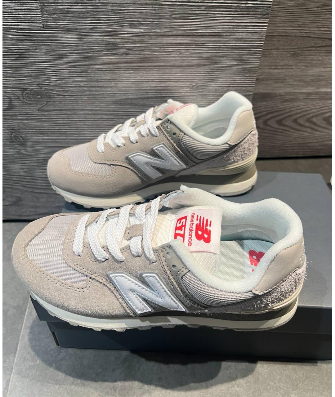 NEW BALANCE Бежевые низкие кроссовки / кеды, фото 2