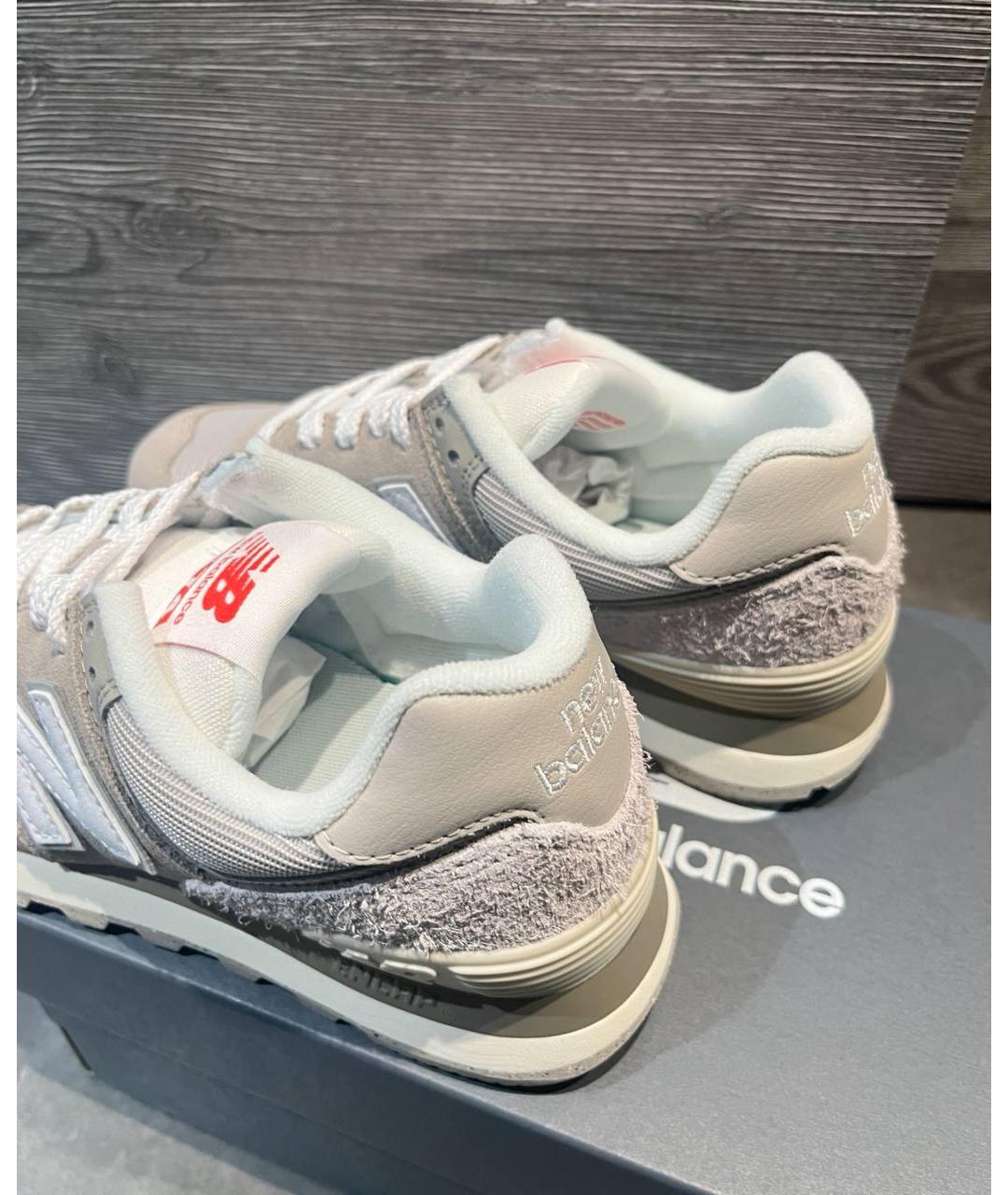 NEW BALANCE Бежевые низкие кроссовки / кеды, фото 3