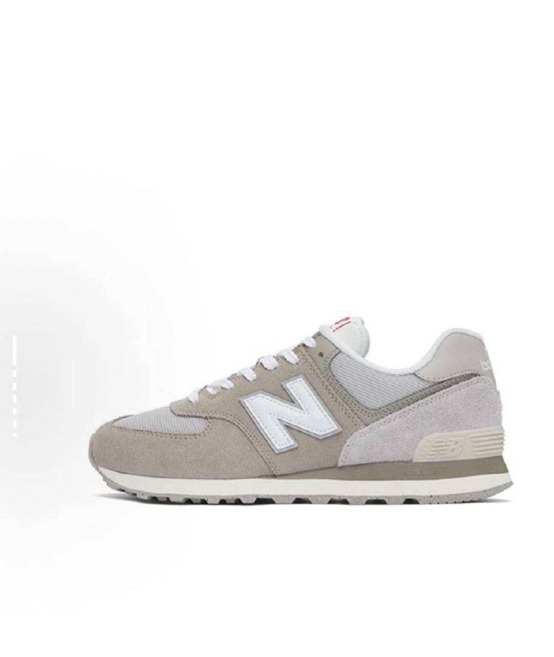 NEW BALANCE Бежевые низкие кроссовки / кеды, фото 7