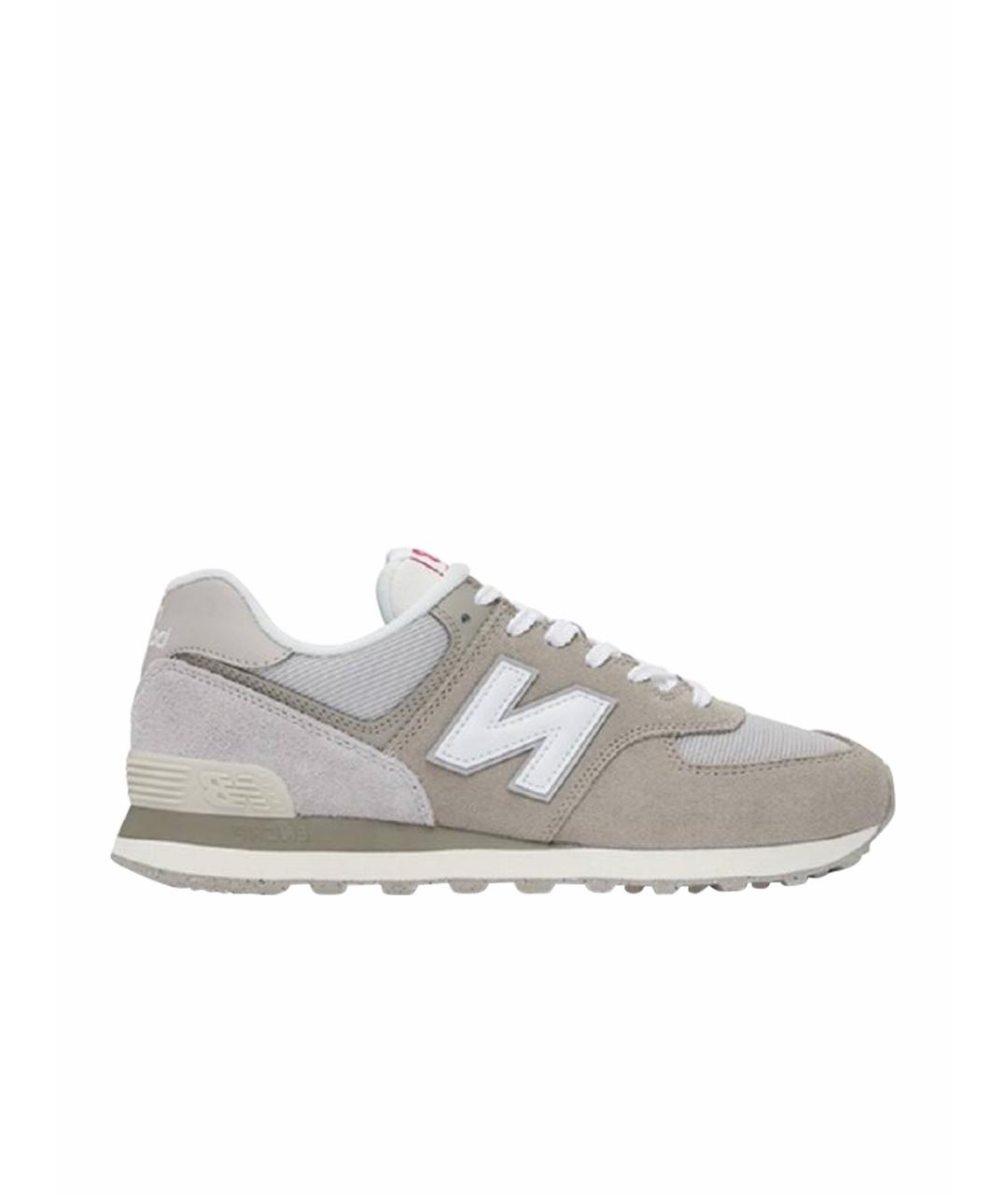 NEW BALANCE Бежевые низкие кроссовки / кеды, фото 1