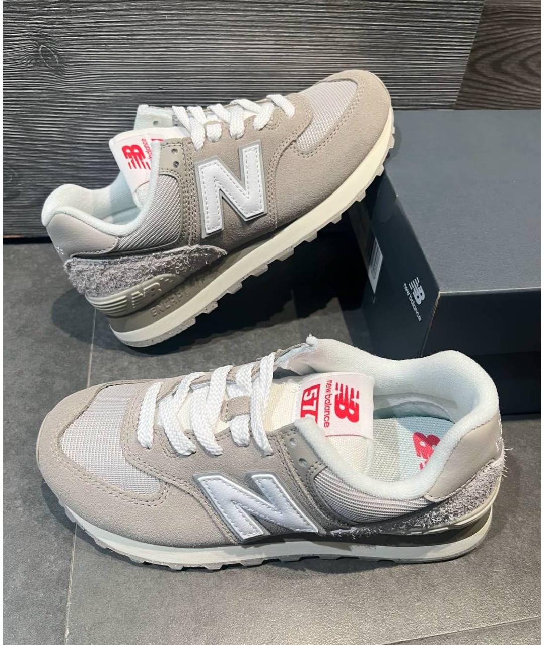 NEW BALANCE Бежевые низкие кроссовки / кеды, фото 4