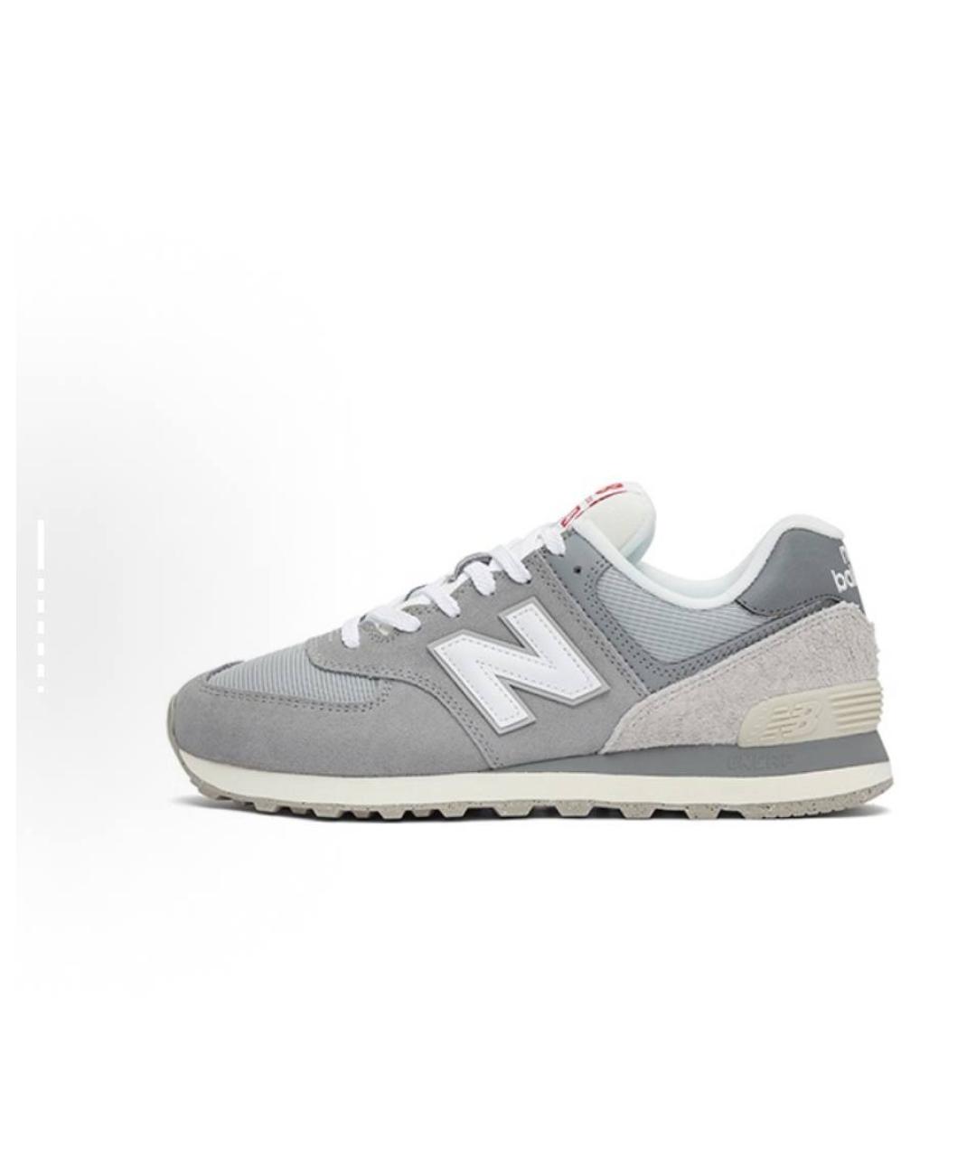 NEW BALANCE Серые низкие кроссовки / кеды, фото 7