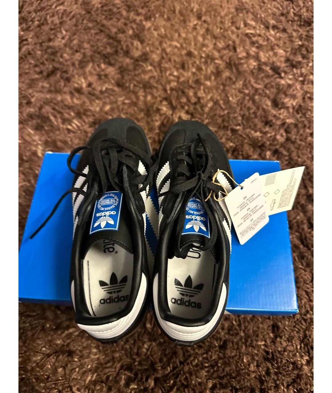 ADIDAS Черные текстильные кеды, фото 3