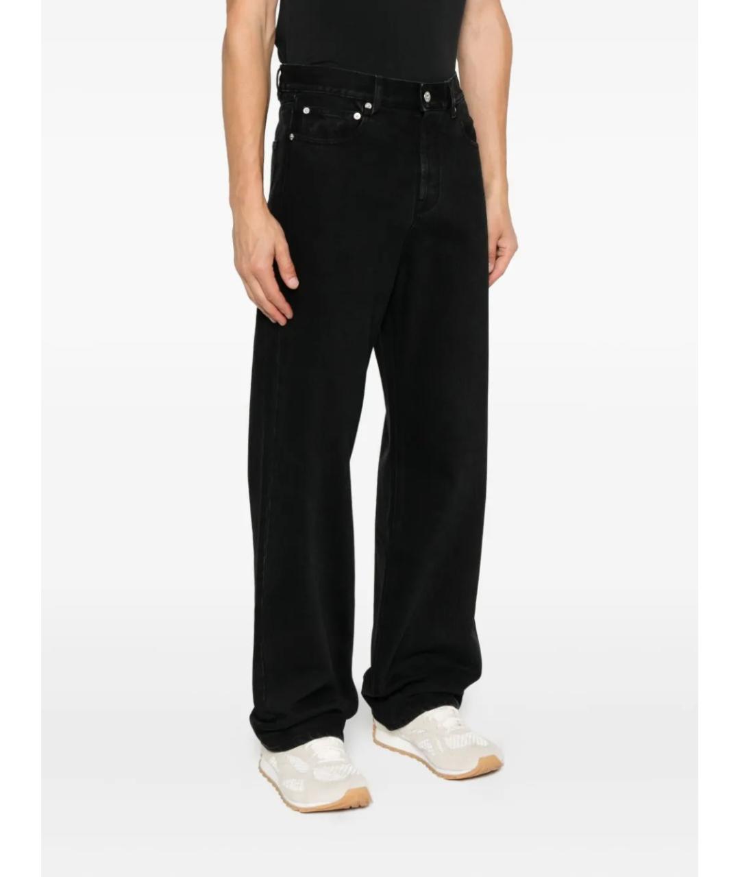 JACQUEMUS Черные хлопковые прямые джинсы, фото 3