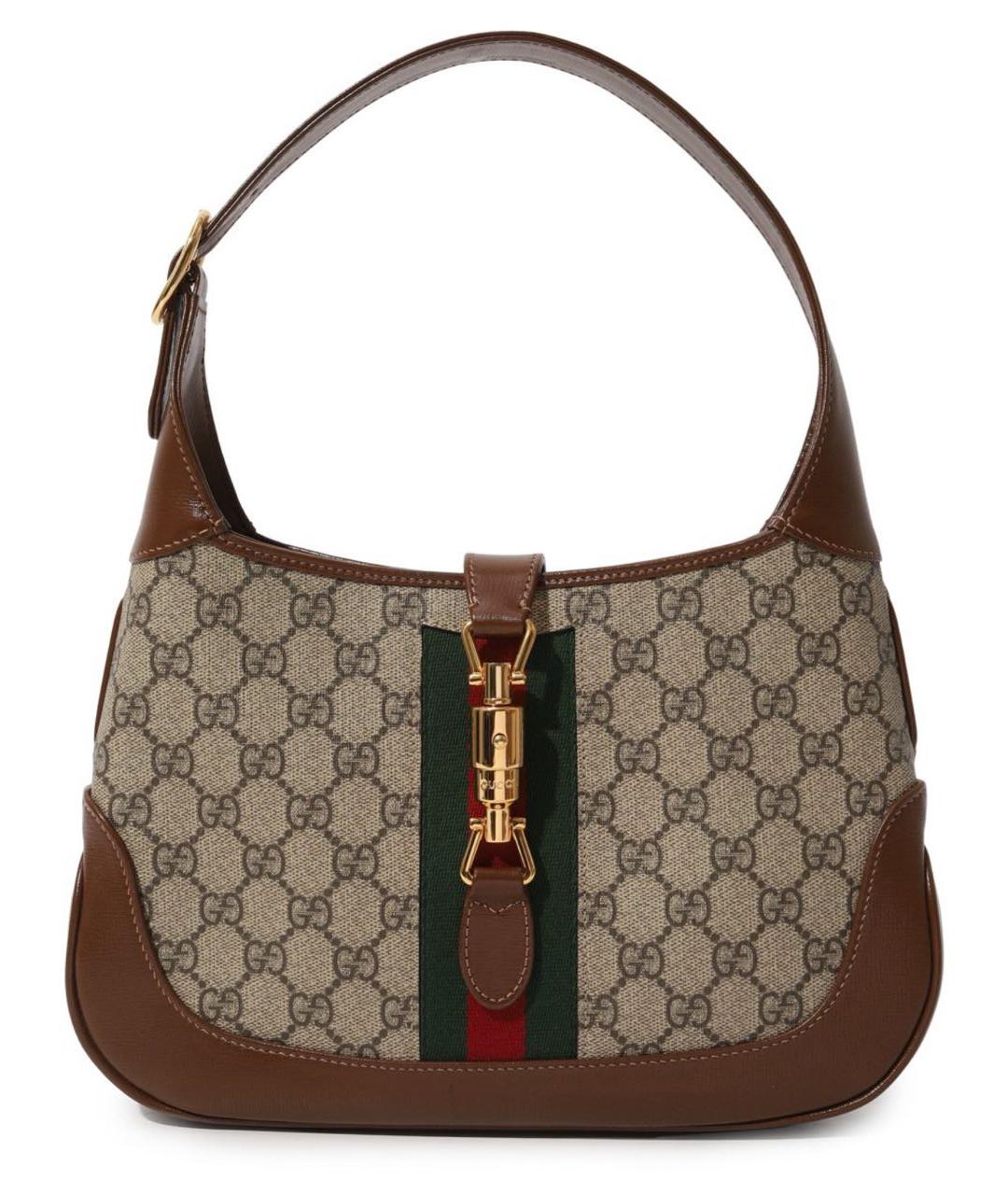 GUCCI Коричневая сумка с короткими ручками, фото 9
