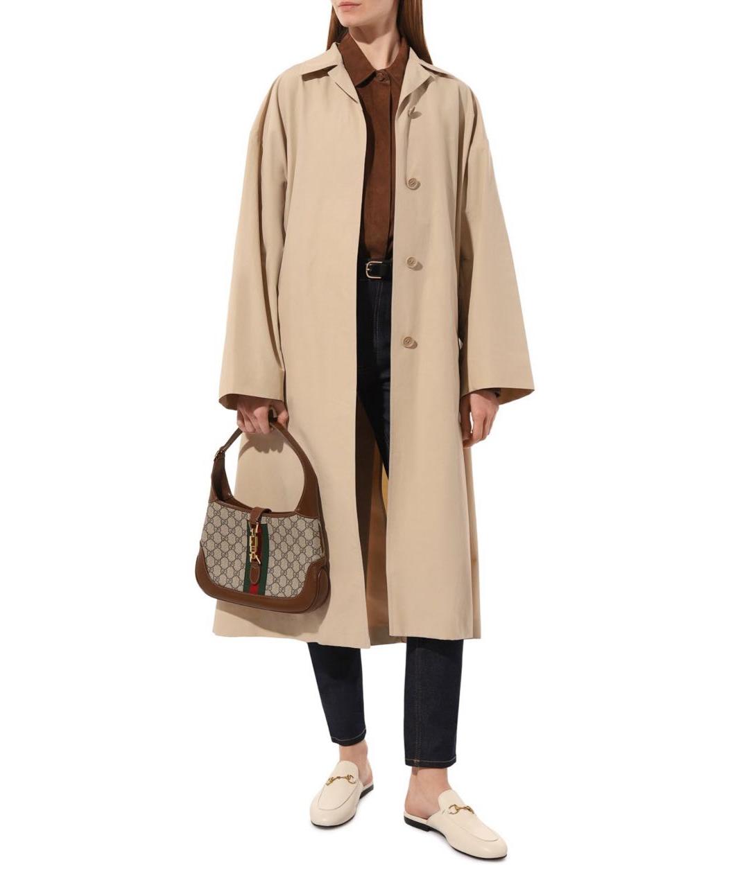 GUCCI Коричневая сумка с короткими ручками, фото 5
