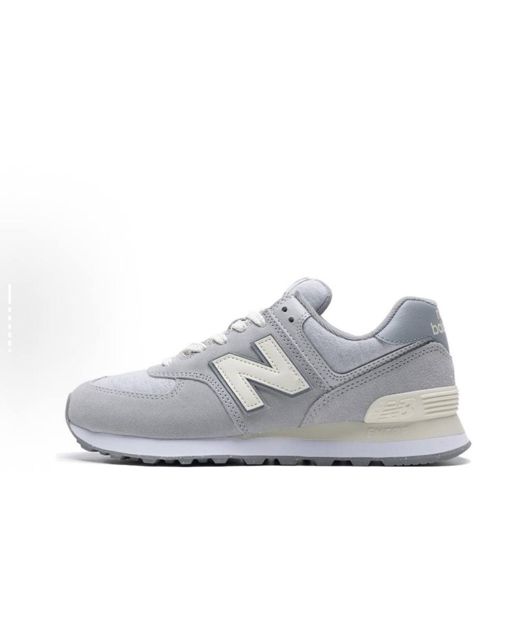 NEW BALANCE Серые низкие кроссовки / кеды, фото 7