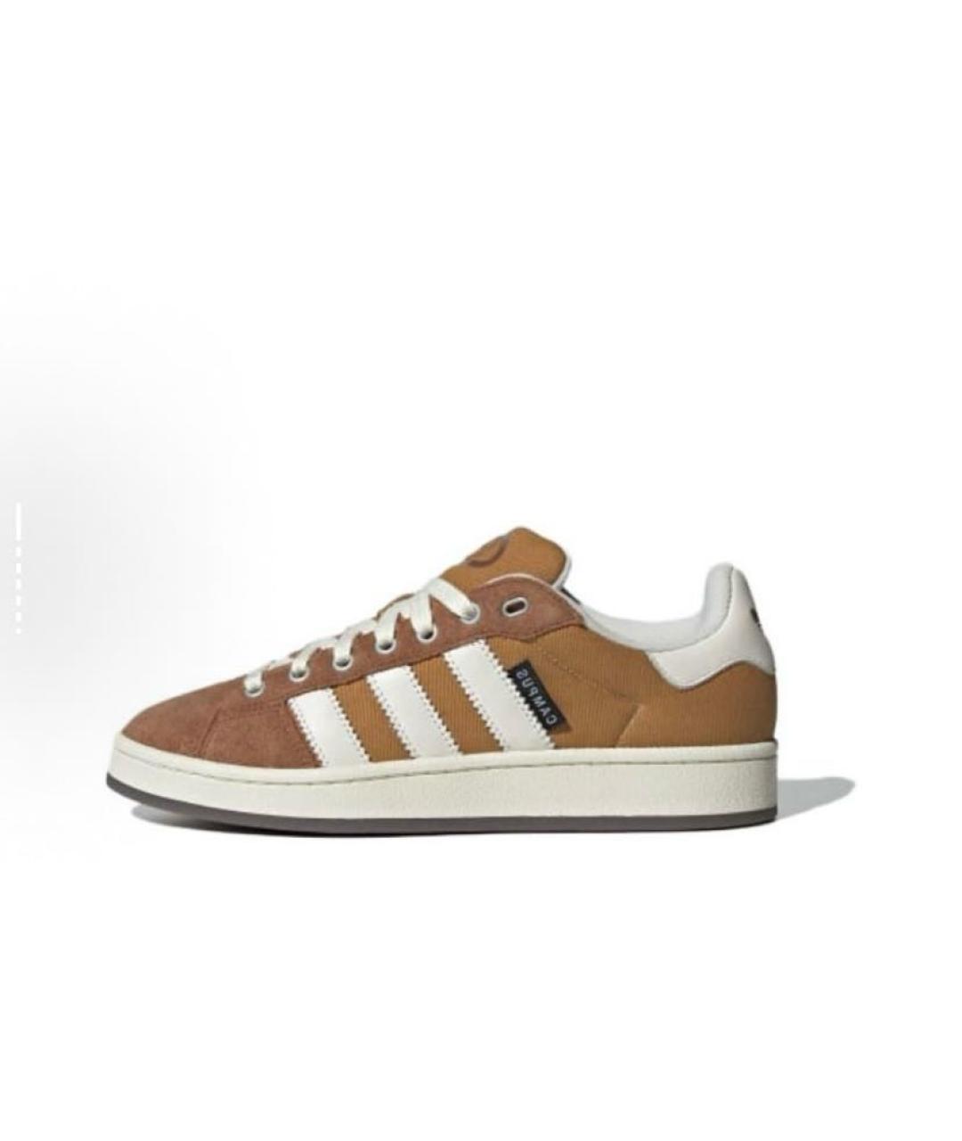 ADIDAS Оранжевое замшевые кроссовки, фото 3