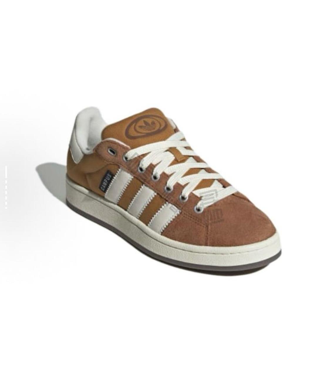 ADIDAS Оранжевое замшевые кроссовки, фото 4