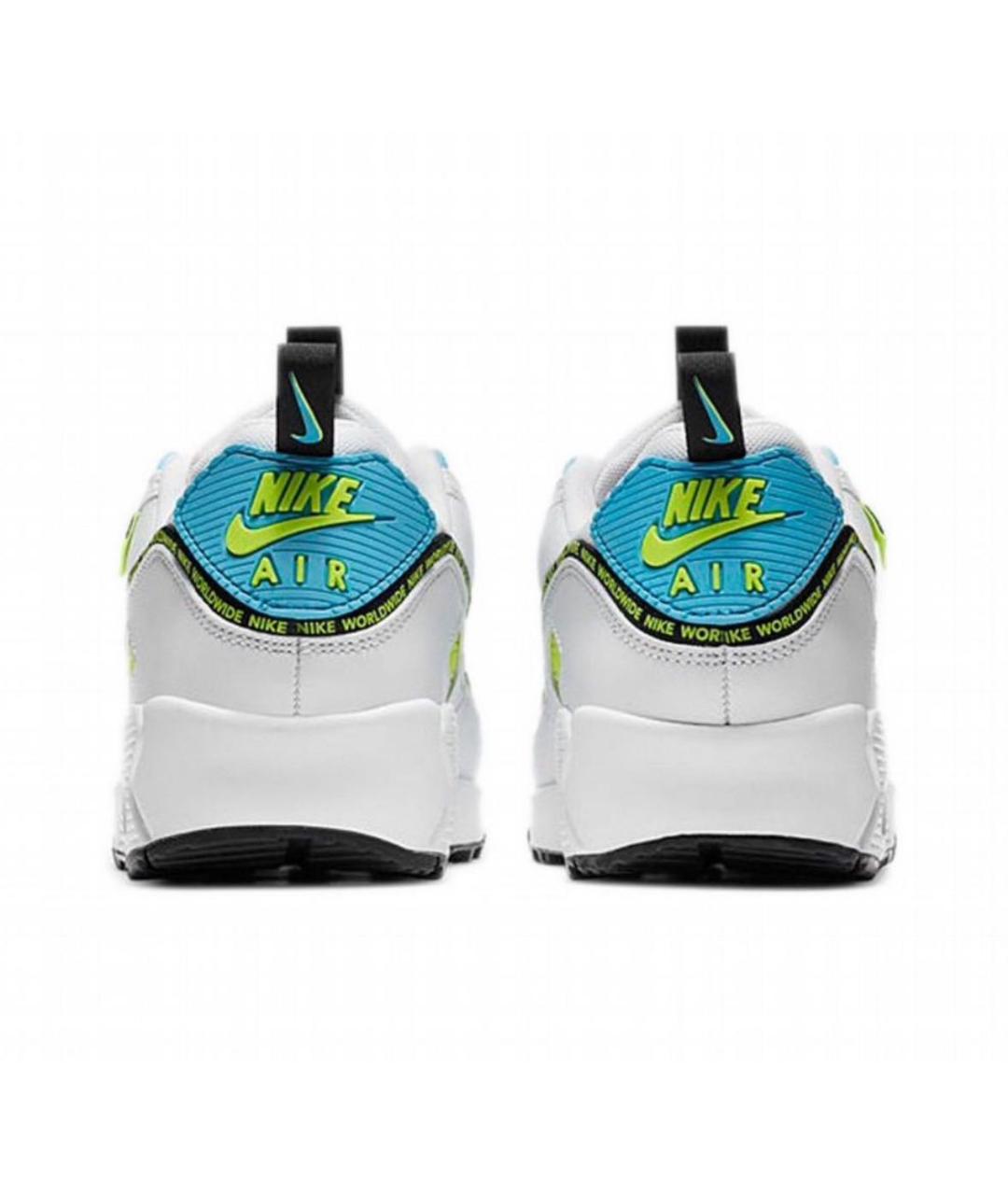 NIKE Белые кожаные низкие кроссовки / кеды, фото 4
