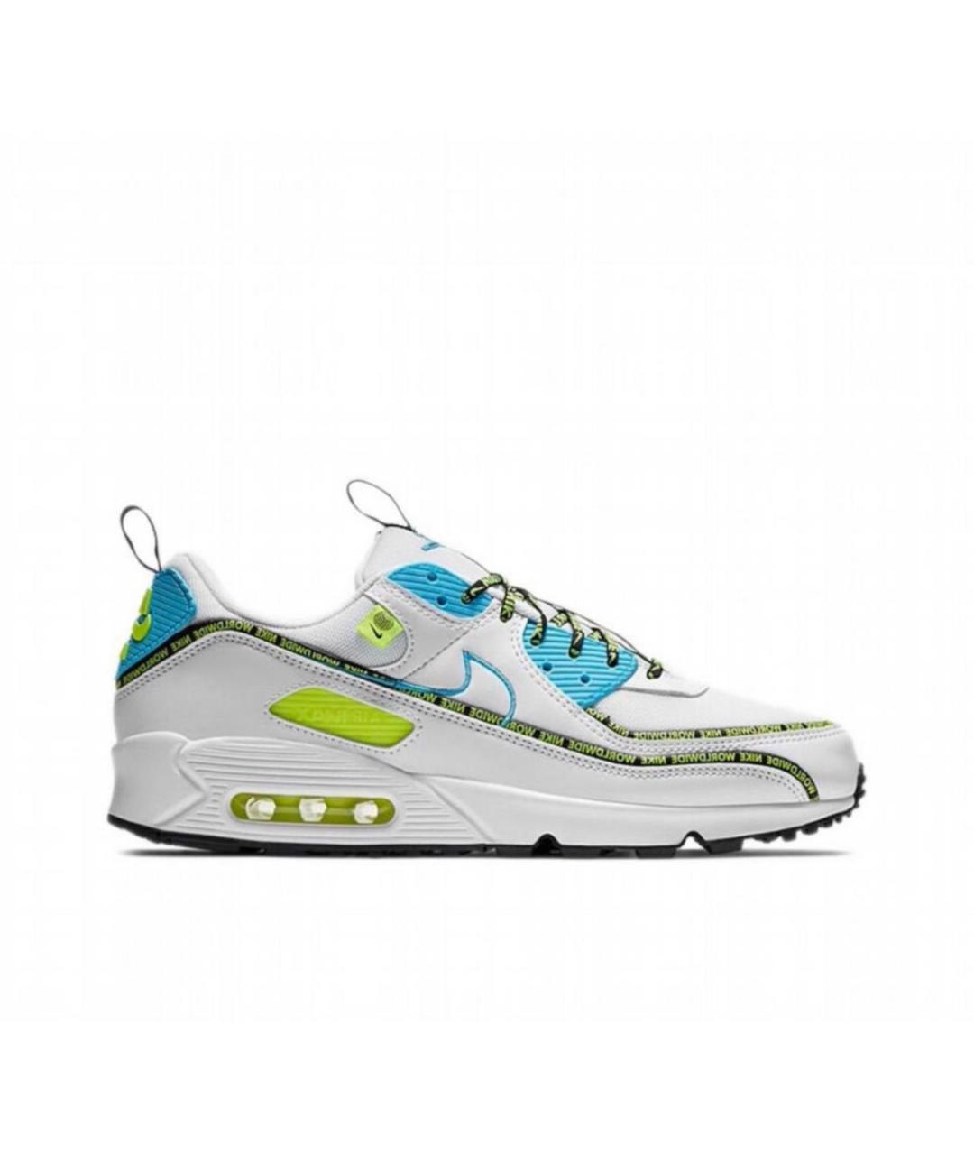 NIKE Белые кожаные низкие кроссовки / кеды, фото 9