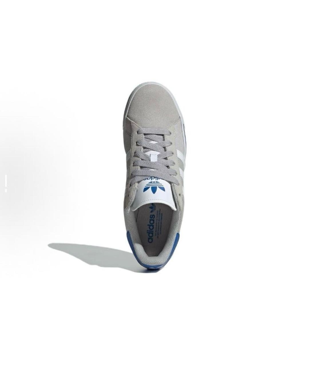 ADIDAS Серые текстильные кроссовки, фото 6