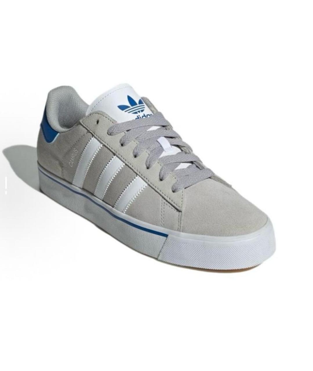 ADIDAS Серые текстильные кроссовки, фото 4