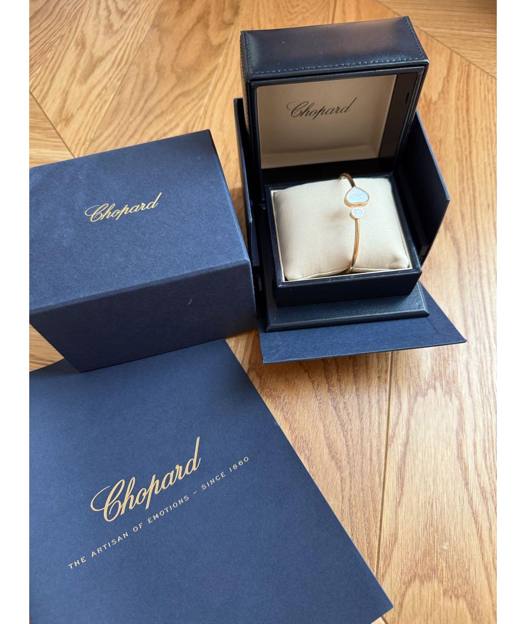 CHOPARD Белый браслет из розового золота, фото 2