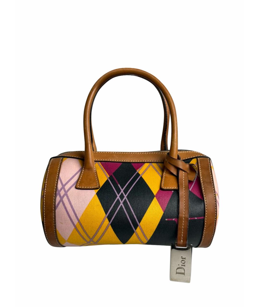 CHRISTIAN DIOR Мульти кожаная сумка с короткими ручками, фото 1