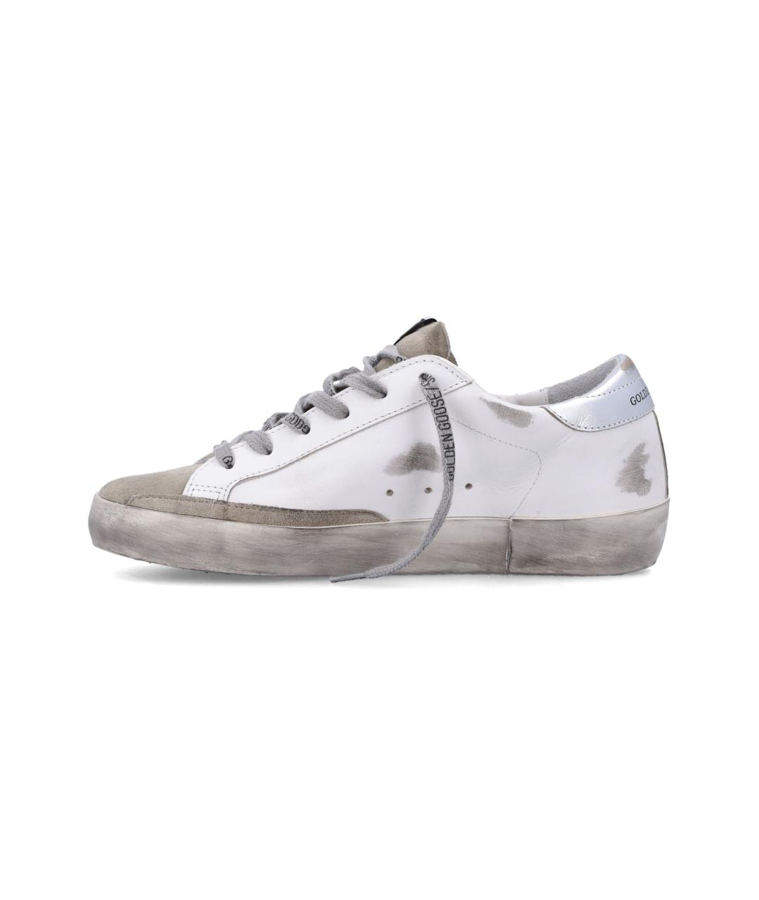 GOLDEN GOOSE DELUXE BRAND Белые кожаные кроссовки, фото 3