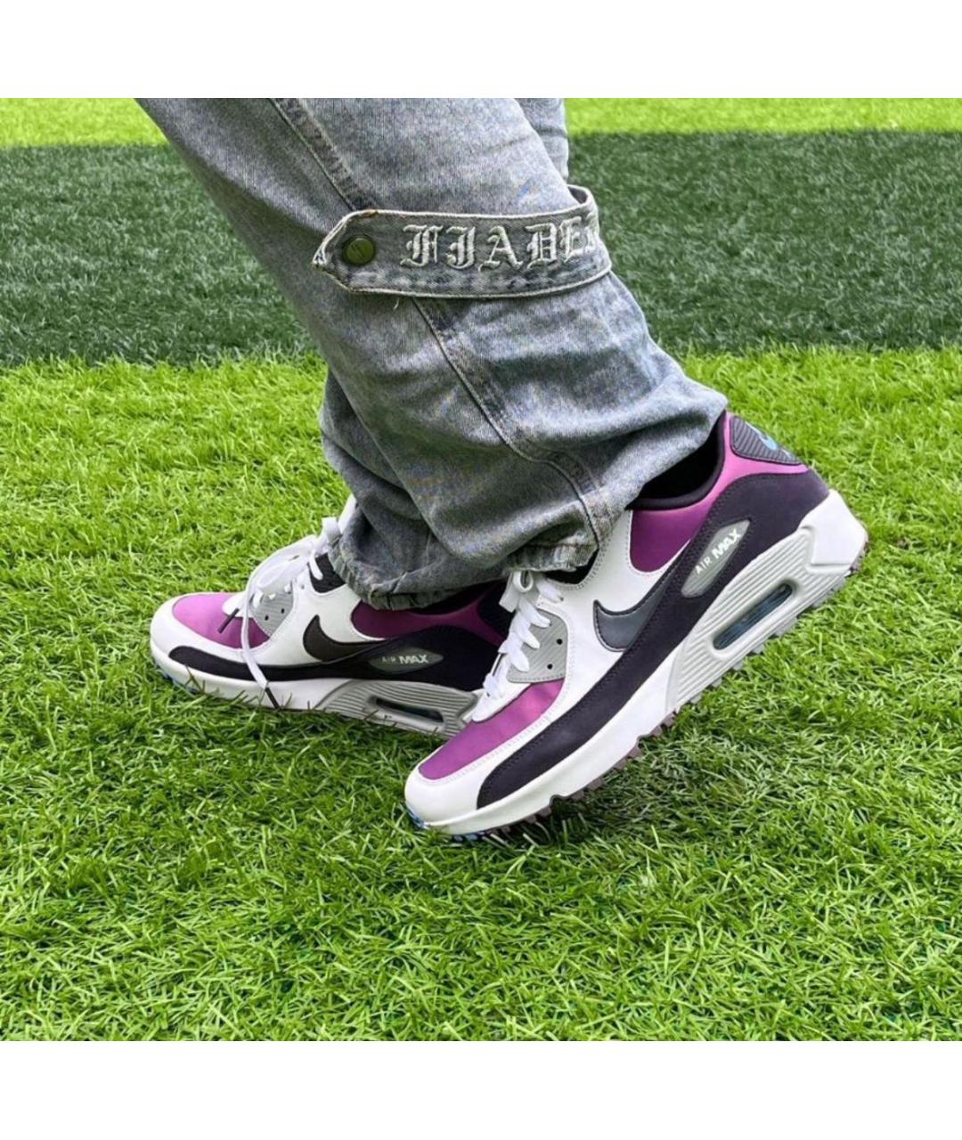 NIKE Белые кожаные низкие кроссовки / кеды, фото 5