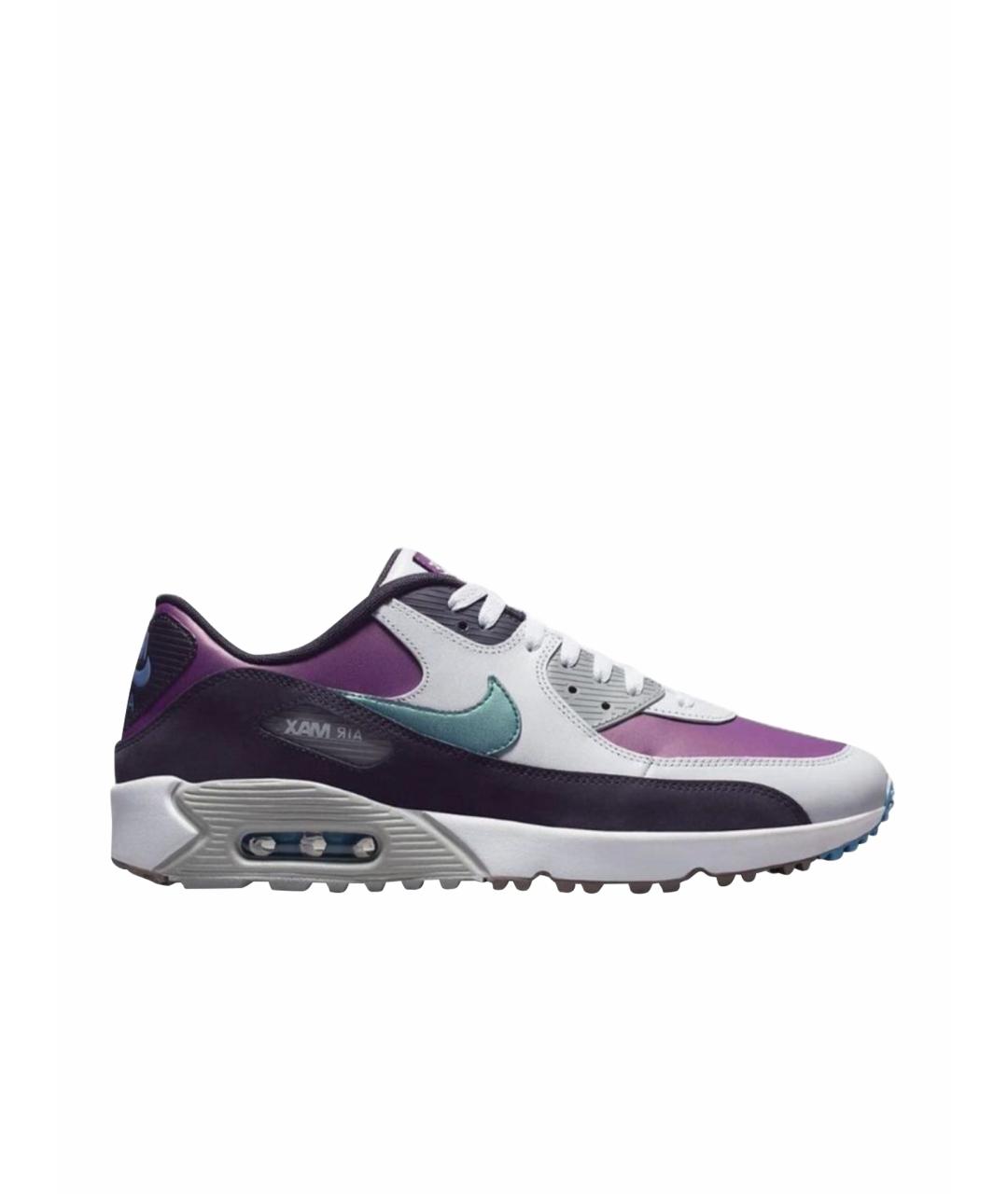NIKE Белые кожаные низкие кроссовки / кеды, фото 1
