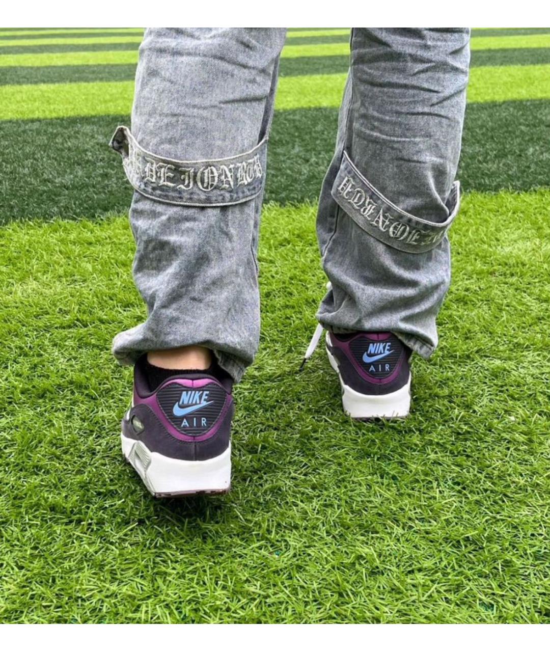 NIKE Белые кожаные низкие кроссовки / кеды, фото 6