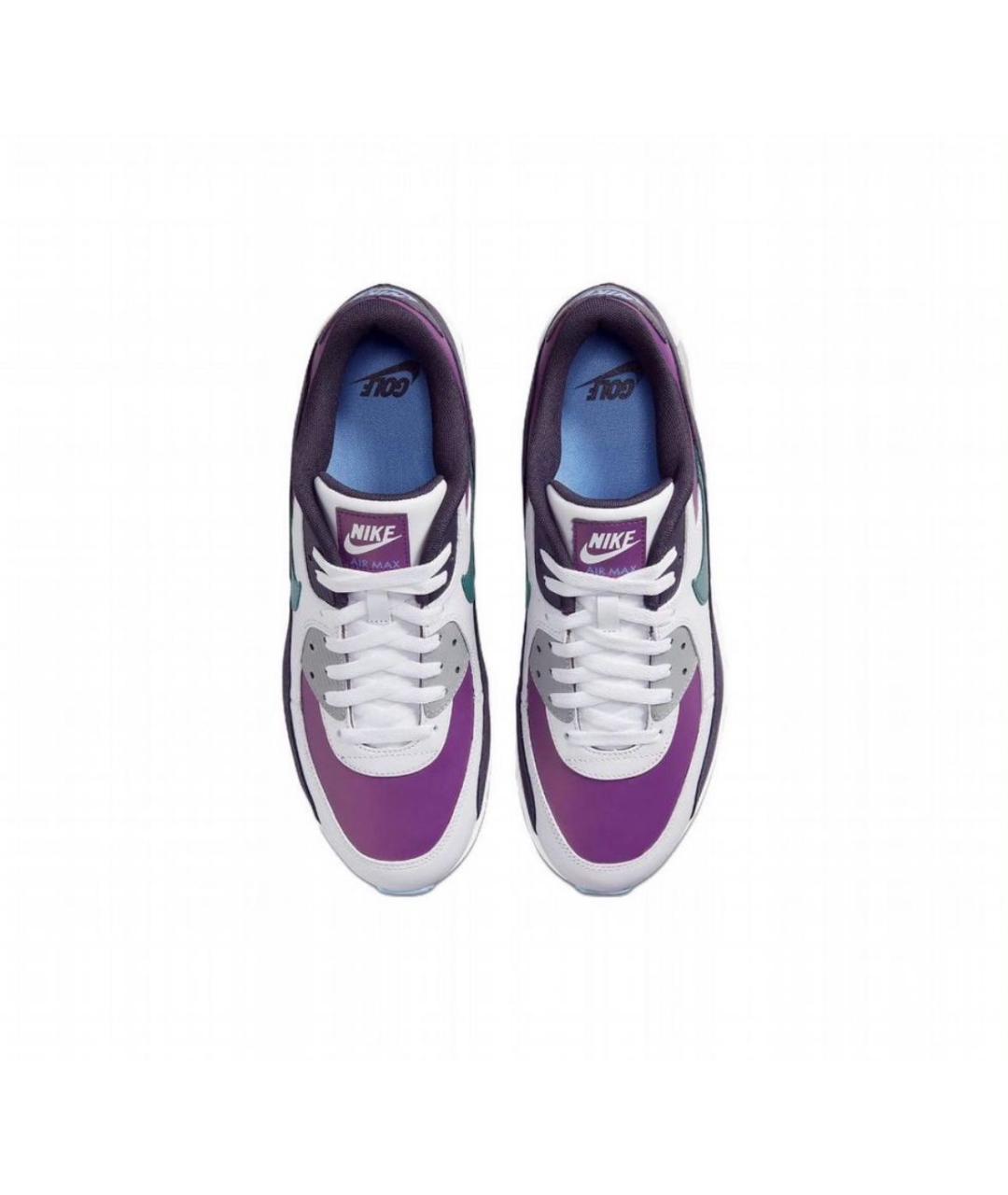 NIKE Белые кожаные низкие кроссовки / кеды, фото 3