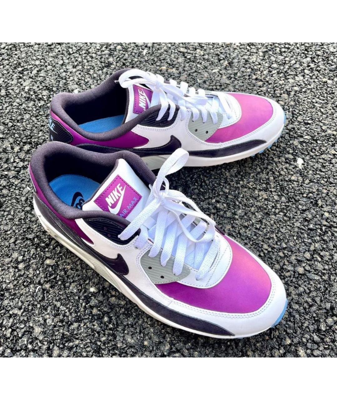 NIKE Белые кожаные низкие кроссовки / кеды, фото 8