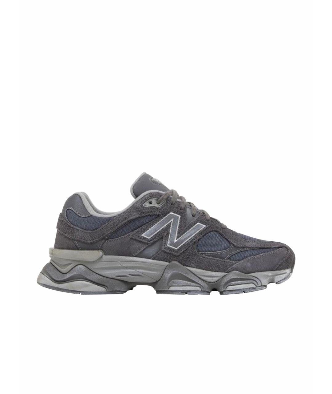 NEW BALANCE Антрацитовые замшевые кроссовки, фото 1