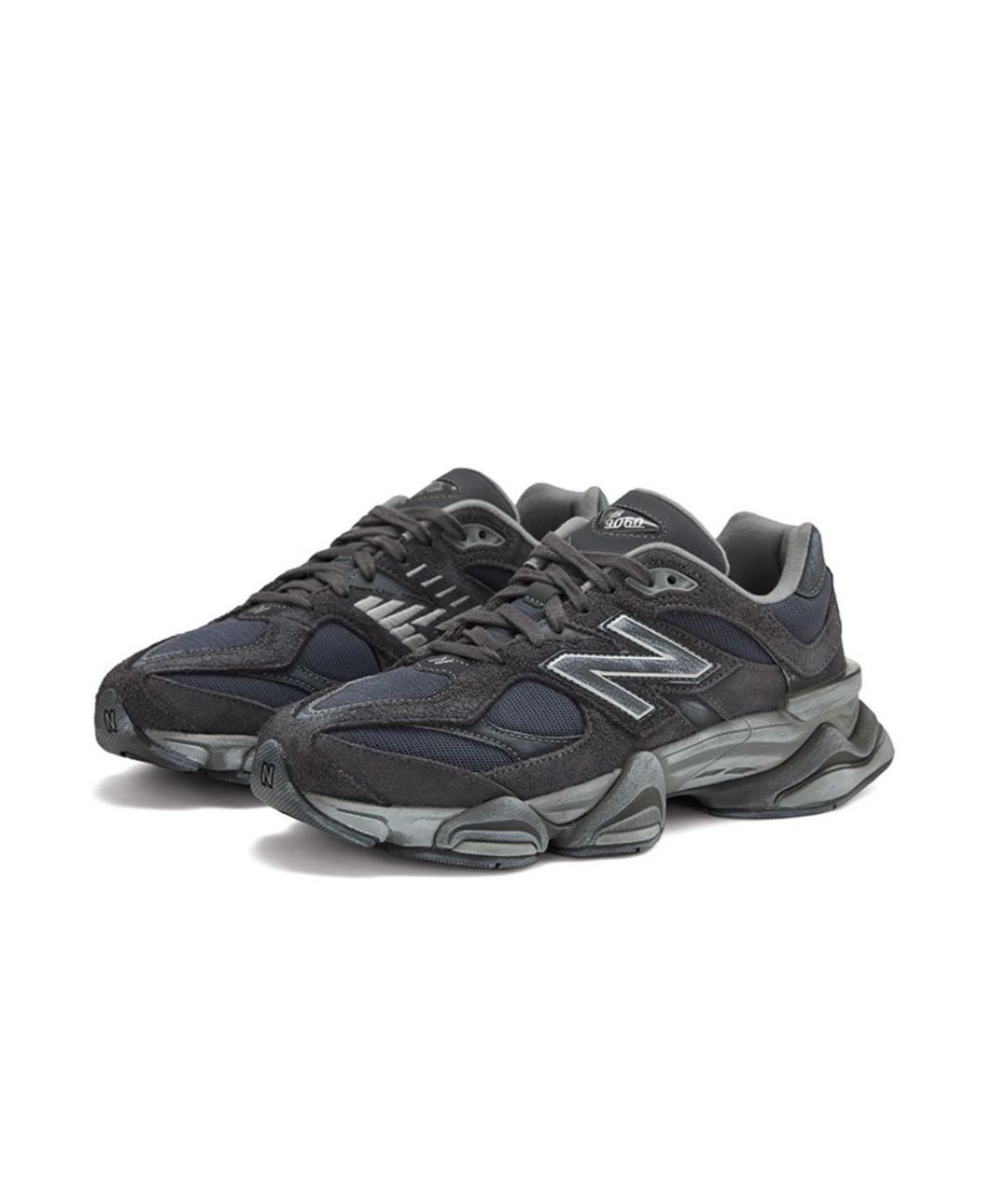 NEW BALANCE Антрацитовые замшевые кроссовки, фото 2