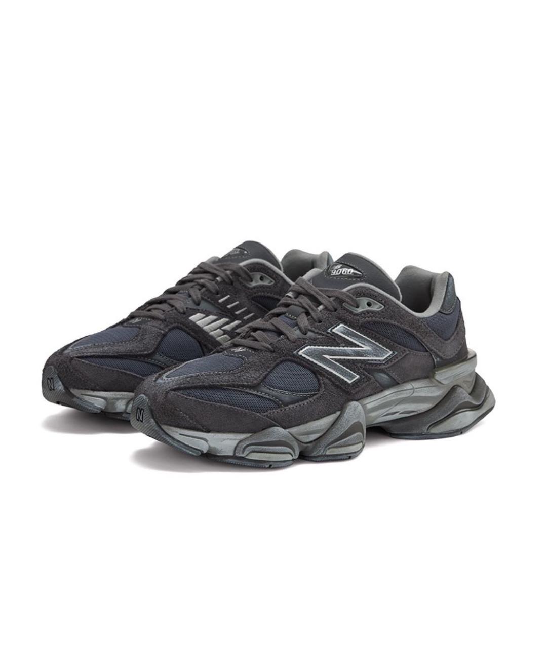 NEW BALANCE Антрацитовые замшевые кроссовки, фото 2
