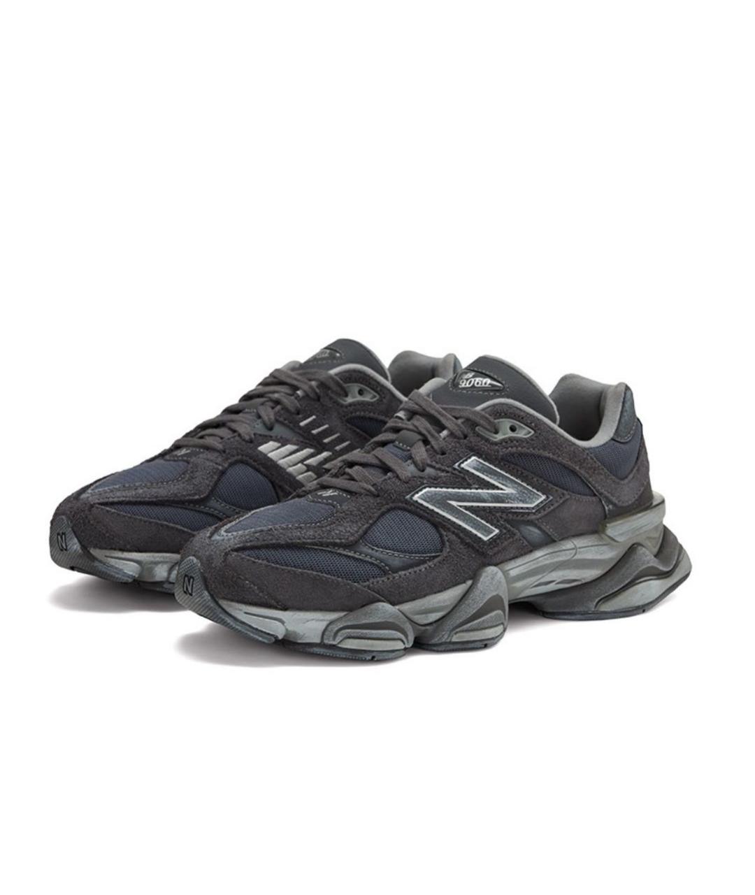 NEW BALANCE Антрацитовые замшевые кроссовки, фото 2