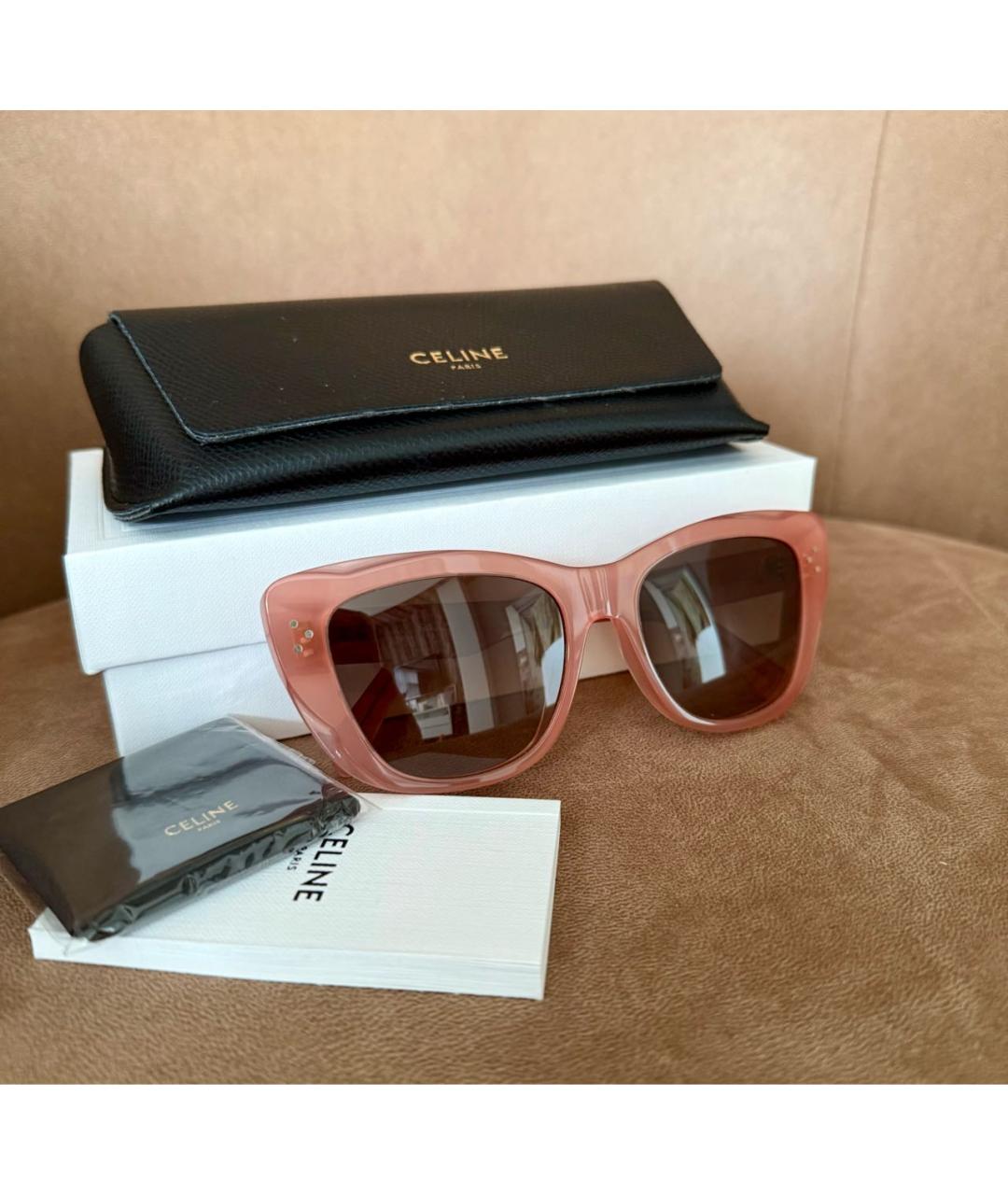 CELINE Пластиковые солнцезащитные очки, фото 4