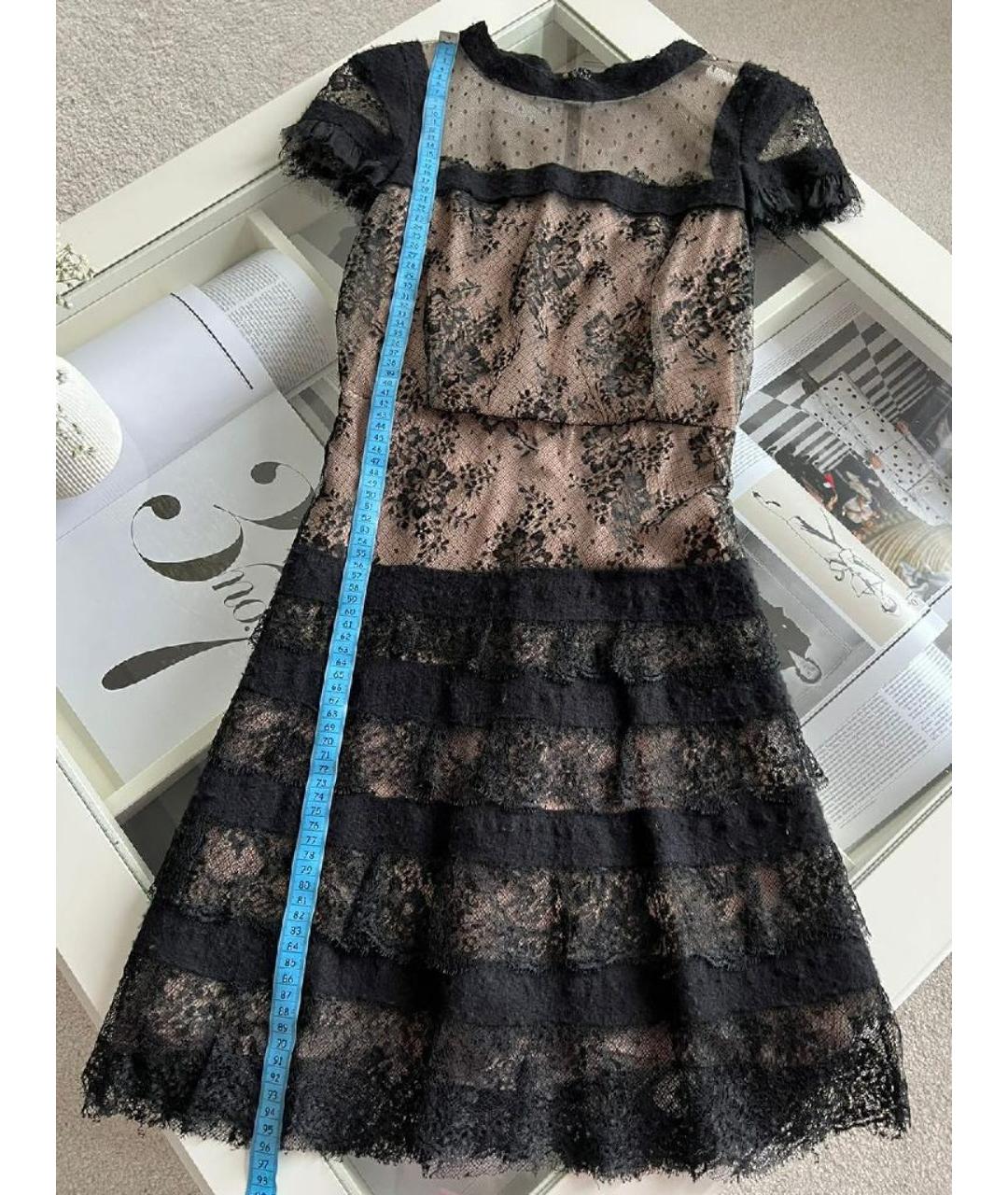VALENTINO Антрацитовое вискозное повседневное платье, фото 6
