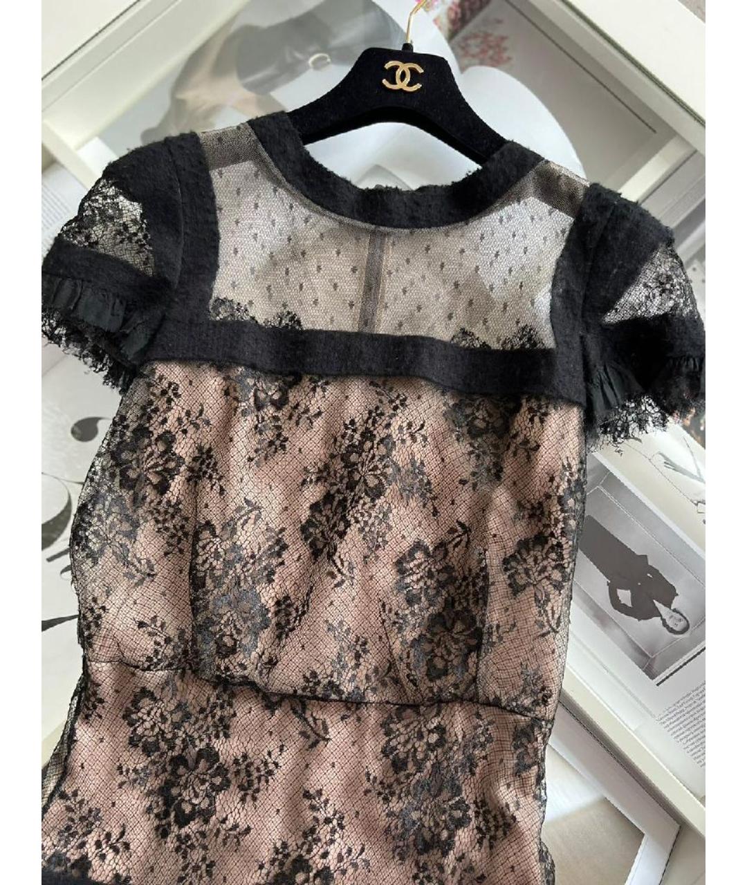 VALENTINO Антрацитовое вискозное повседневное платье, фото 3