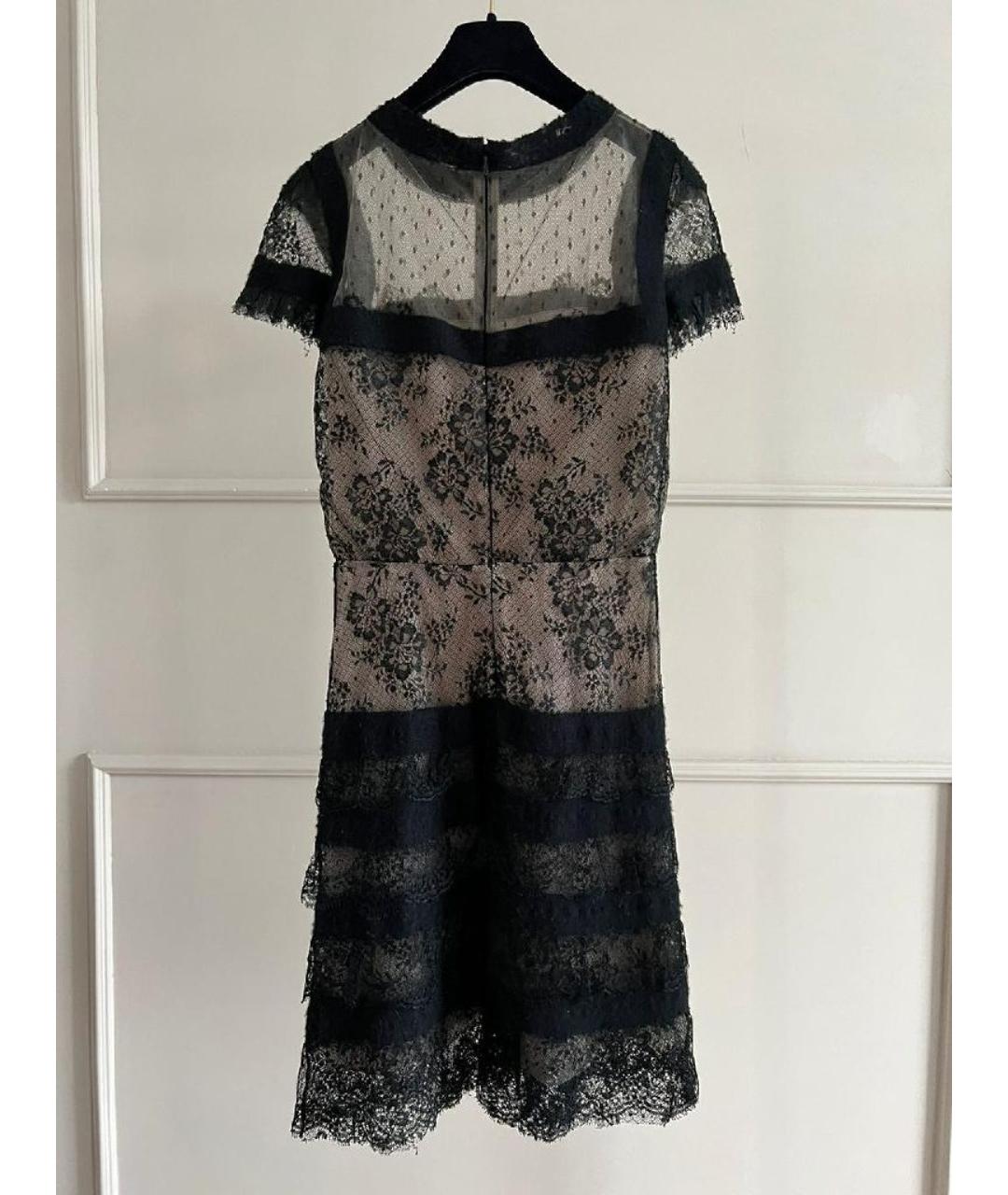 VALENTINO Антрацитовое вискозное повседневное платье, фото 2