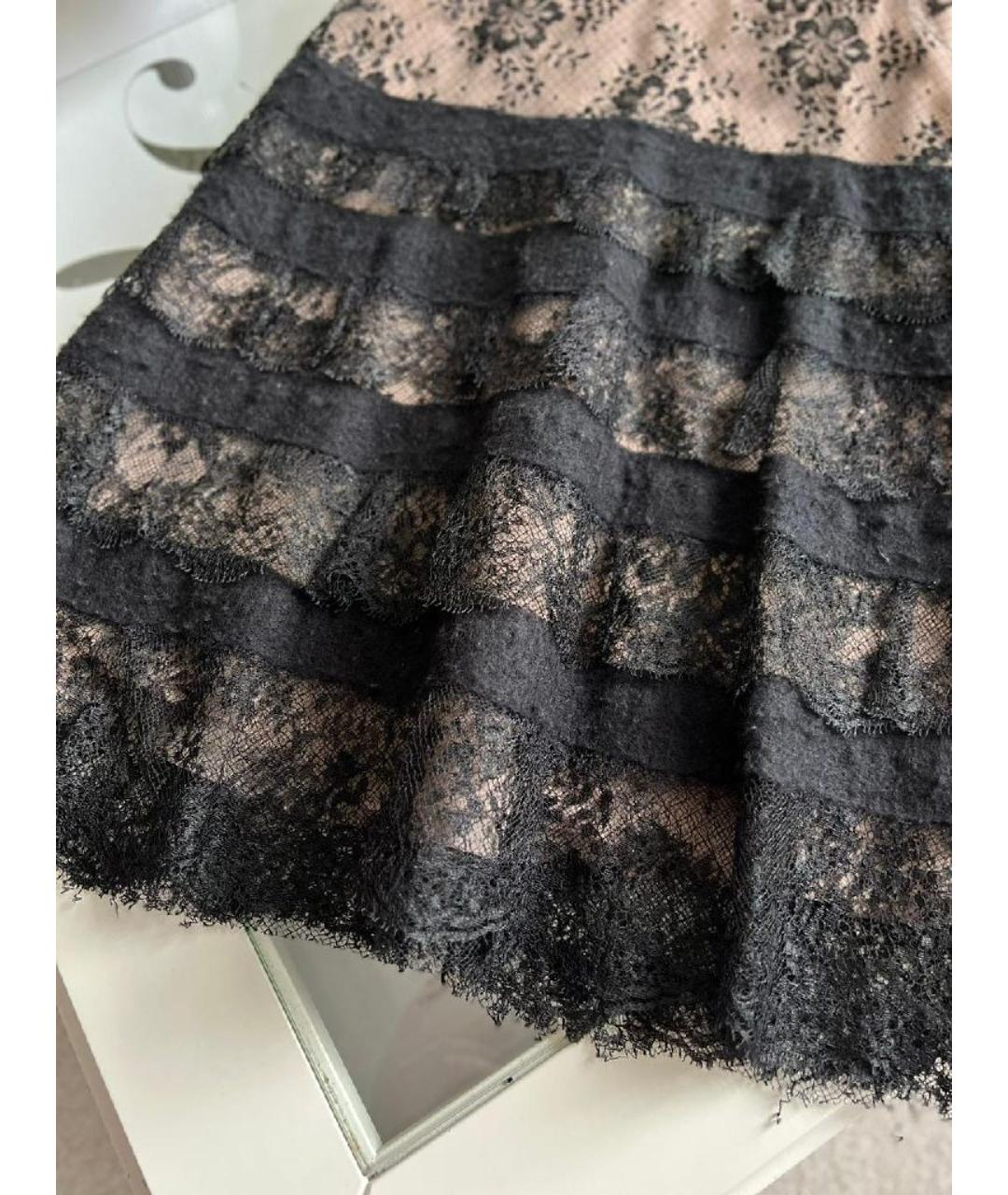 VALENTINO Антрацитовое вискозное повседневное платье, фото 4